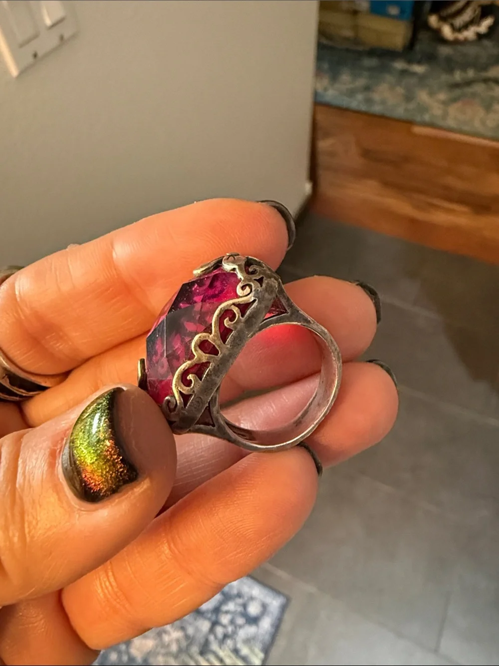 Silpada ring ornate